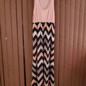 Beach maxi size xl. Chevron print. New